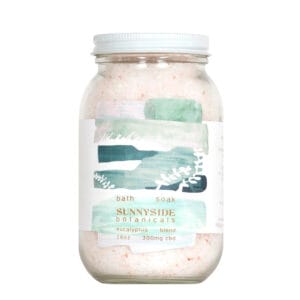 SUNNYSIDE BOTANICALS – CBD BATH SOAK – 300 MG CBD – EUCALYPTUS