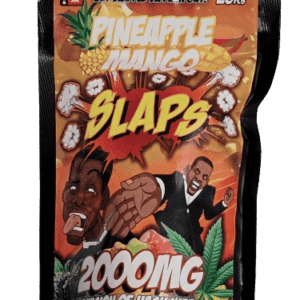 HASH WARS - SLAPS GUMMIES - PINEAPPLE MANGO - 2000MG