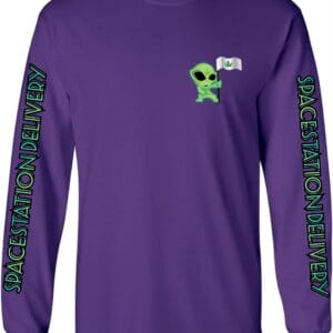 SPACESTATION LONG SLEEVE SHIRT - ROYAL PURPLE