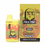 PACKMAN – PAPAYA PUNCH – LIVE RESIN + LIQUID DIAMOND VAPES – 2 GRAMS