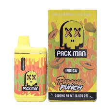 PACKMAN – PAPAYA PUNCH – LIVE RESIN + LIQUID DIAMOND VAPES – 2 GRAMS