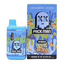 PACKMAN – SLURRICANE – LIVE RESIN + LIQUID DIAMOND VAPES – 2 GRAMS