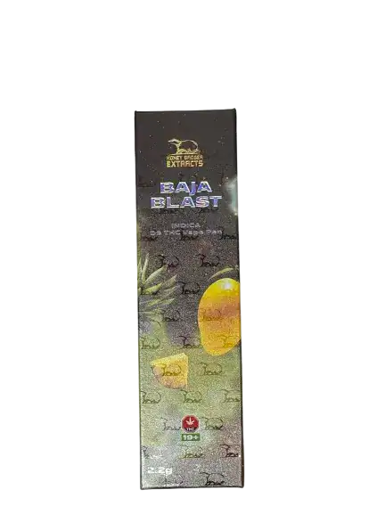 HONEY BADGER 2GRAM D9 THC VAPE PEN - BAJA BLAST