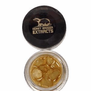 HONEY BADGER EXTRACTS - DIAMONDS IN TERP SAUCE - PINE OG- 10 GRAMS
