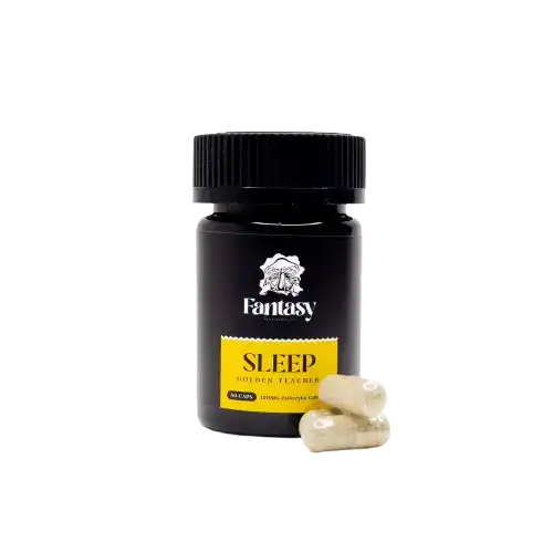FANTASY PSYCHEDELICS - 4500MG MUSHROOM CAPSULES - GOLDEN TEACHER - SLEEP