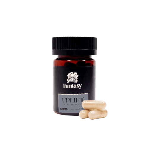 FANTASY PSYCHEDELICS - 4500MG MUSHROOM CAPSULES - BLUE MEANIES - UPLIFT