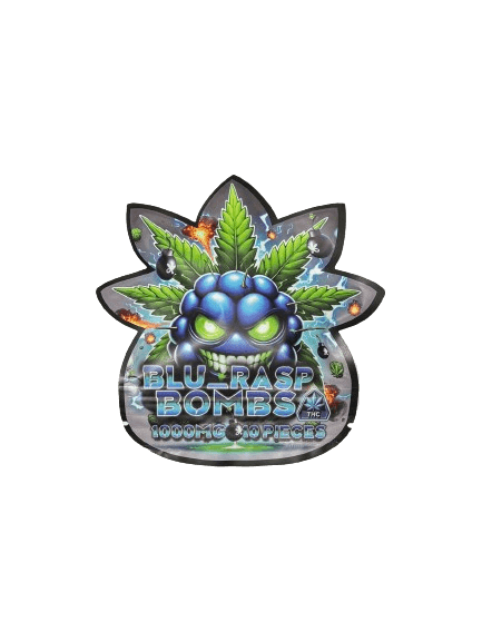 BLUE RASP BOMBS - 1000MG THC