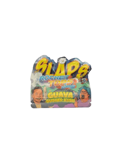 SLAPS ROCKET TOPS - 2 GRAM LIQUID DIAMOND CARTS - GUAVA GUSHER KUSH
