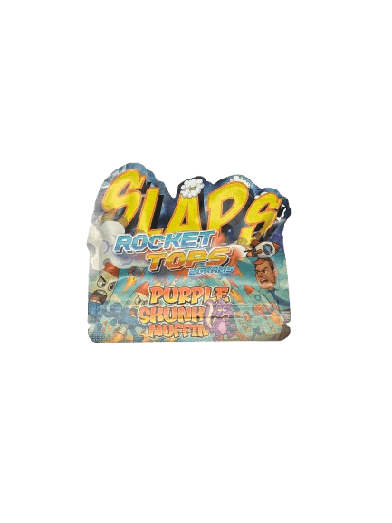SLAPS ROCKET TOPS - 2 GRAM LIQUID DIAMOND CARTS - PURPLE SKUNK MUFFIN