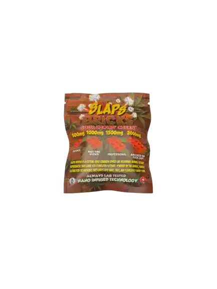 SLAPS BRICKS - SOUR CHOKIN' CHERRY - 4000MG THC - Image 2