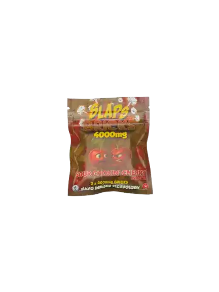SLAPS BRICKS - SOUR CHOKIN' CHERRY - 4000MG THC