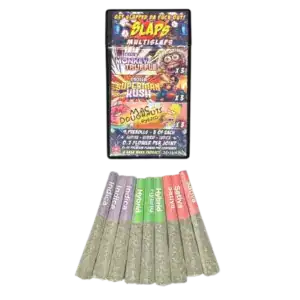 SLAPS - MULTI SLAPS - 9 PACK (SUPERMAN KUSH + MONKEY TRUFFLE + MAC DOUGHNUTS)