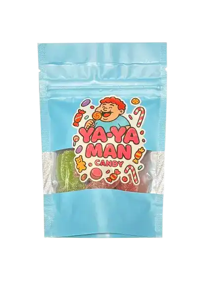 YA YA MAN EDIBLES - SOUR FRUIT CHEWS - 1000MG THC