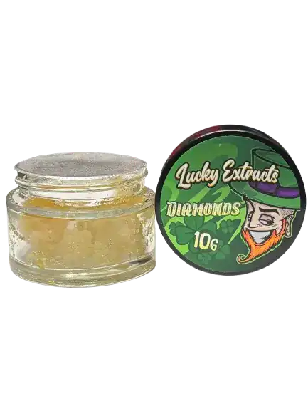 LUCKY EXTRACTS - 10G JAR DIAMONDS - INCREDIBLE HULK