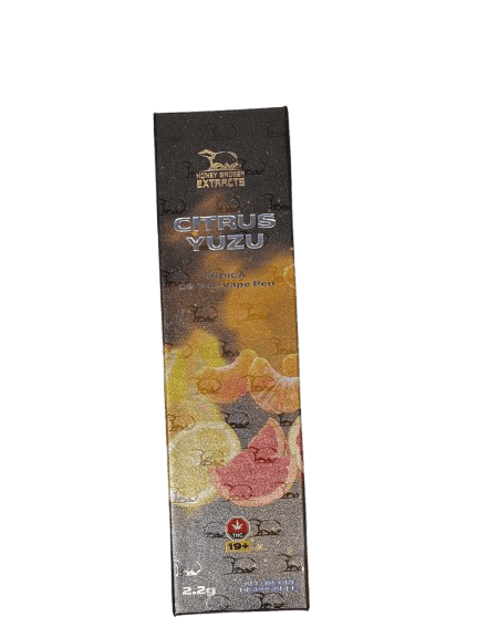 HONEY BADGER 2GRAM D9 THC VAPE PEN - CITRUS YUZU