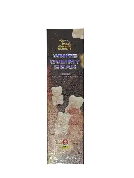 HONEY BADGER 2GRAM D9 THC VAPE PEN - WHITE GUMMY BEAR
