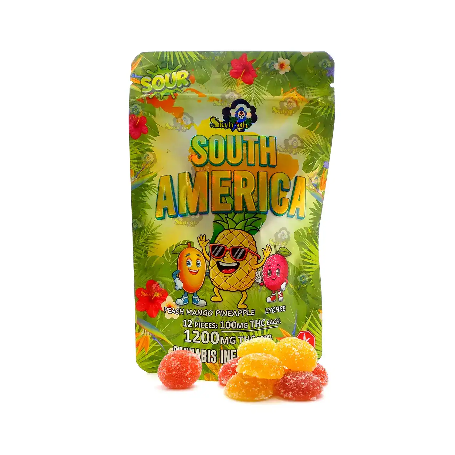 WORLD OF FLAVOR GUMMIES - SOUR EUROPE (SKY HIGH) - Image 3