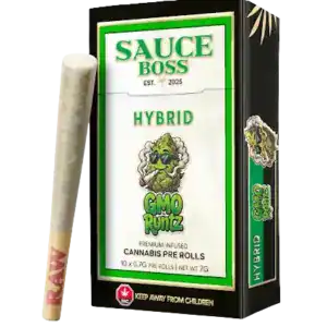 SAUCE BOSS - LIVE RESIN/LIQUID DIAMOND INFUSED PREROLLS - GMO RUNTZ