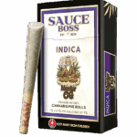 SAUCE BOSS - LIVE RESIN/LIQUID DIAMOND INFUSED PREROLLS - MASTER OG