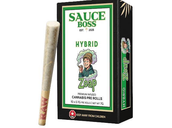 SAUCE BOSS - LIVE RESIN/LIQUID DIAMOND INFUSED PREROLLS - ZOAP
